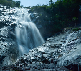 tone-ngachang waterfall   in Songkhla, Thailand