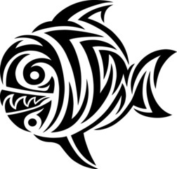 Fish tattoo design