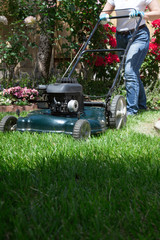 Mowing Lawn