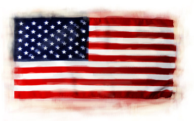 Obraz premium American flag