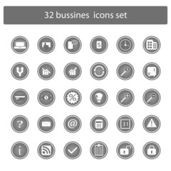 32 bussines icon set