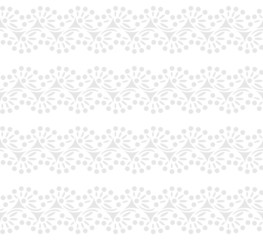 white seamless lace floral pattern on gray background