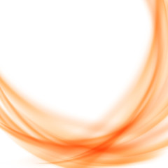 Satin abstract orange smooth background