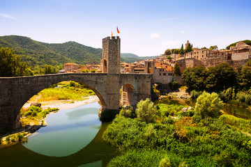 Obraz premium View of medieval town