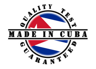 Quality test guaranteed stamp