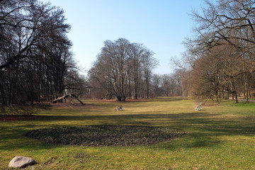Fototapeta na wymiar Dörnbergpark w Ratyzbonie