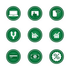 Set of business concept icons