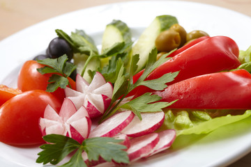 fresh vegetables