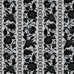 Floral abstract background; seamless