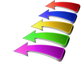 Logo flechas colores