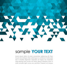 Abstract technology background  with triangle