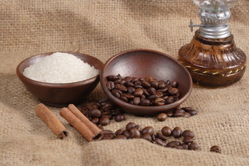 Robusta Coffee Beans at Goni Sack