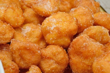 Frittelle di carnevale ripiene