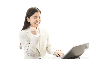 ガッツポーズのＯＬ