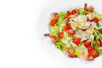 Salad with seafood
