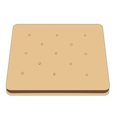 cartoon image of biscuit (cookie)