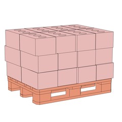 cartoon image of construction materials