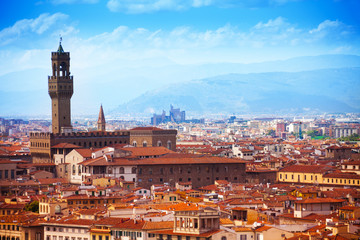 Naklejka premium Town hall building in Florence