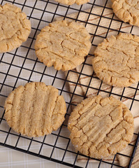 Cooling Peanut Butter Cookies