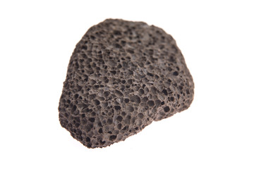 Pumice stone isolated on white background