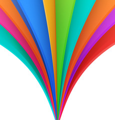 Rainbow Lines Background