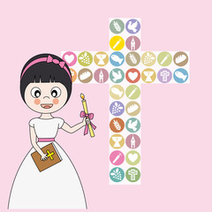 Girl First Communion