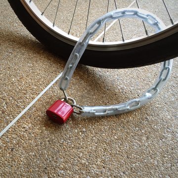 latchkey for lock bicycle