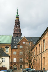Obraz premium Christiansborg Palace tower, Copenhagen
