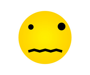 Yellow Face with Scared Expressions