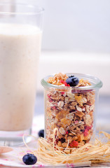 Müsli, Frühstück, Korn, Früchte, Obst