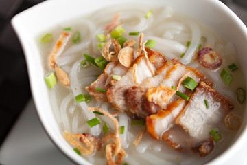 Thai Noodle Soup with Pork