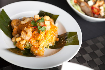 Authentic Thai Shrimp Dish