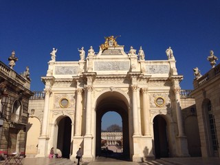 Fototapeta na wymiar arc Place Stanislas