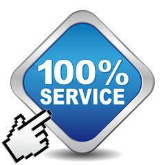 100% SERVICE ICON