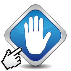 Fototapeta premium HAND ICON
