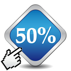 50 PERCENT ICON