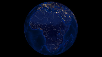 Eurafrica - Night - Black