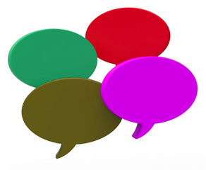 Blank Speech Balloon Shows Copyspace For Thought Chat Or Idea