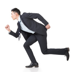 business man running