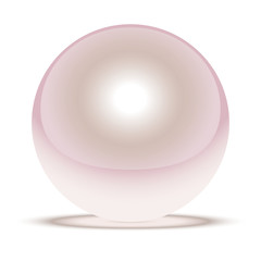 Pearl isolated on white