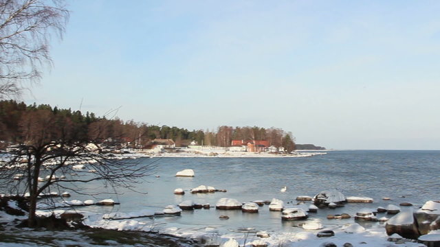 A nice view of the beach horizon
