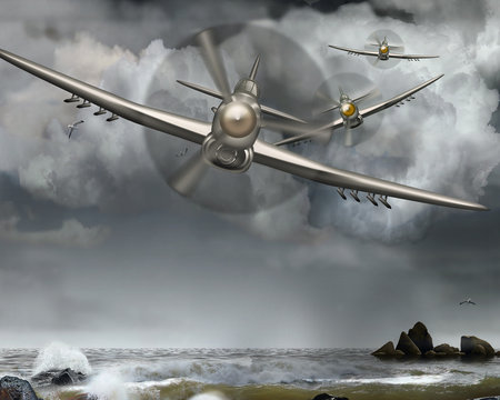 Luftkampf, Kamikaze, Weltkrieg