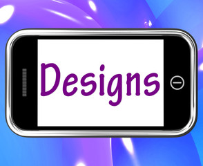 Designs Smartphone Means Web Designing And Planning