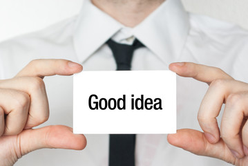 Good idea on a business card