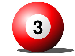 Snooker ball three
