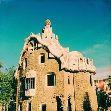 Parc Guell in Barcelona, Spain