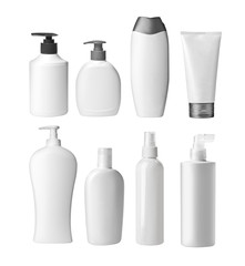 various beauty containers