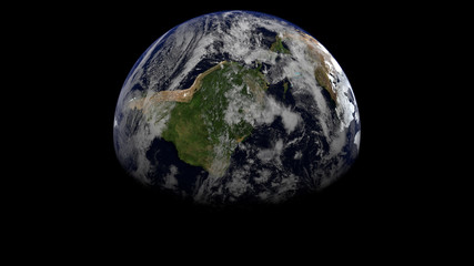 Americas - Gibbous Earth