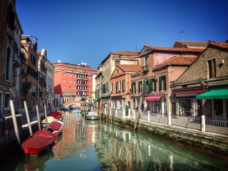 Venice, typical canal 