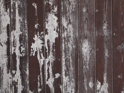 Vecchia struttura di legno